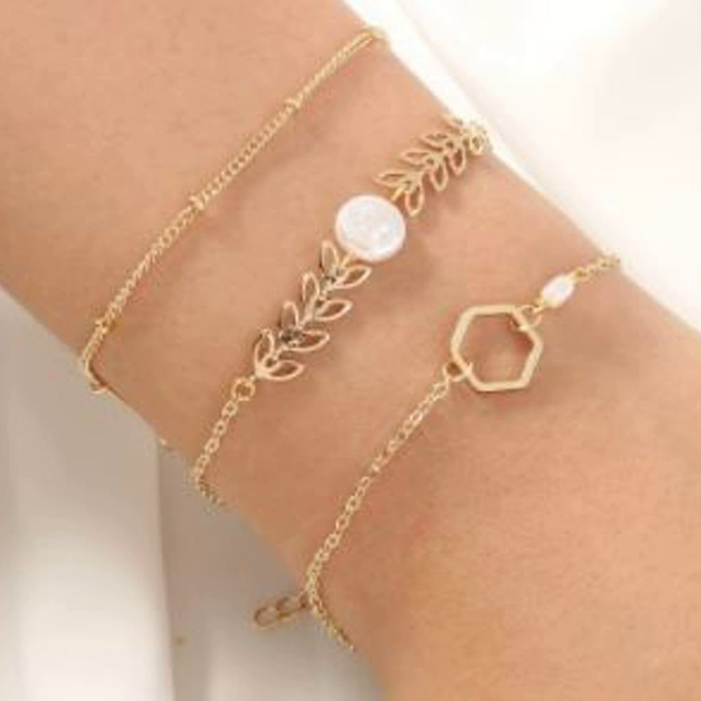Gold Bracelet Set - Picture 5 of 5